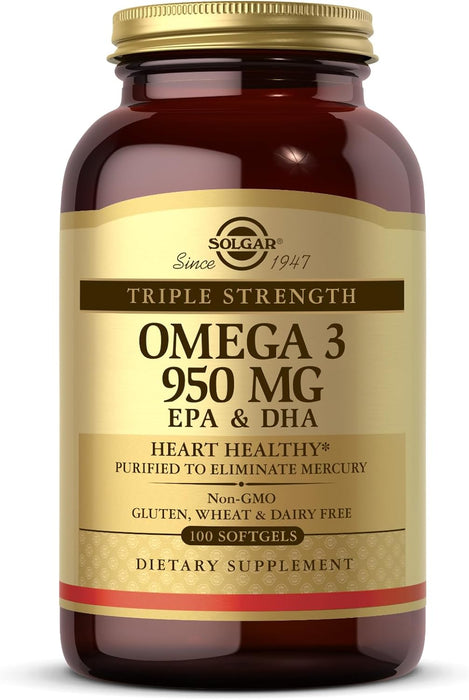 Omega 3 Triple fuerza 950 mg Solgar
