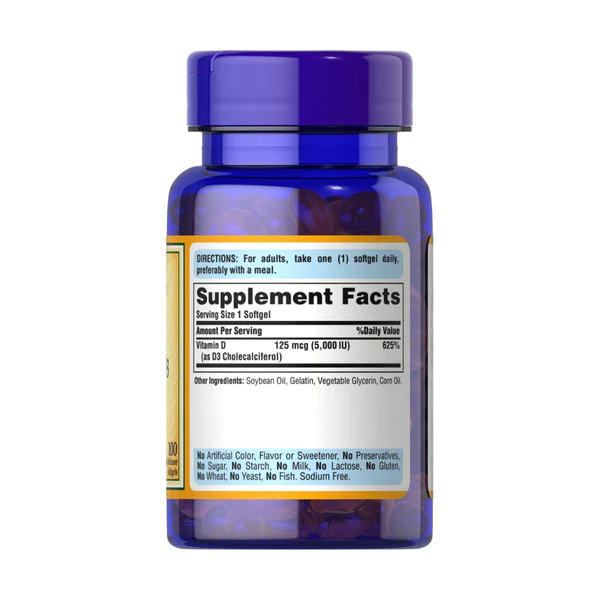 Vitamina D3 Sunvite® 5000 UI Puritan's Pride