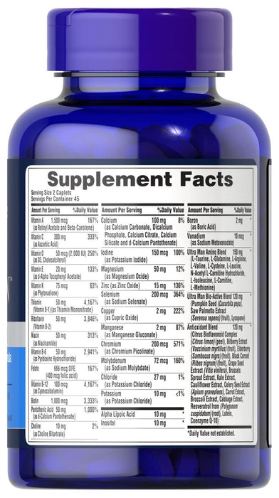 Ultra Vita Man Multivitamínico Puritan's Pride