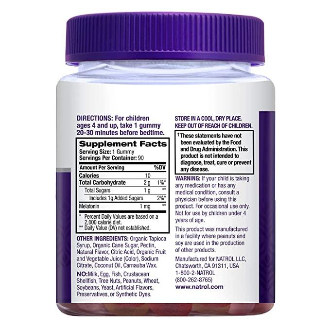 Natrol Kids 90 Gomitas para niños