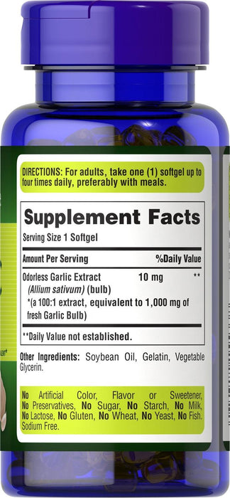 Extracto de ajo 1000 mg Puritan's Pride