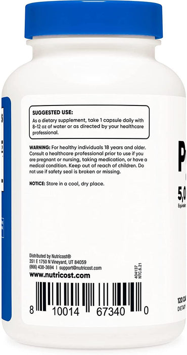 Corteza de ciruelo africano 5000 mg Nutricost