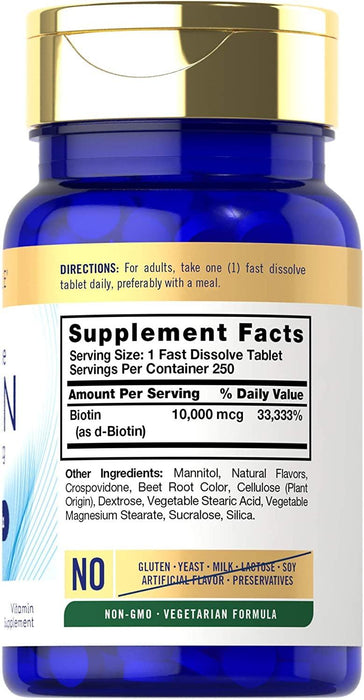 Biotina 10,000 MCG Carlyle