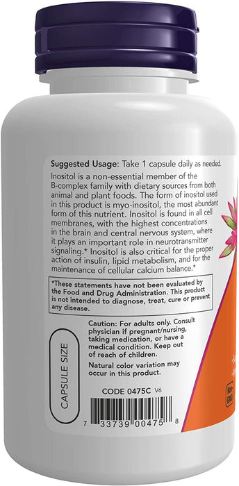 Inositol 500 mg Now Foods