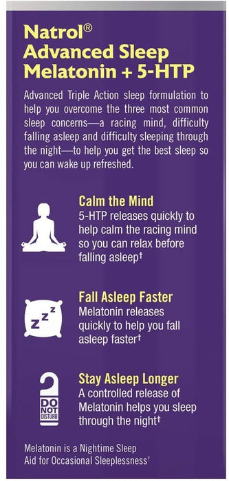 Melatonina + 5-HTP Triple acción Natrol