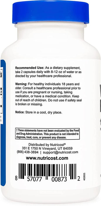 Raíz de valeriana 1000 mg Nutricost