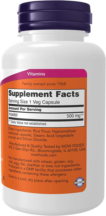 Inositol 500 mg Now Foods