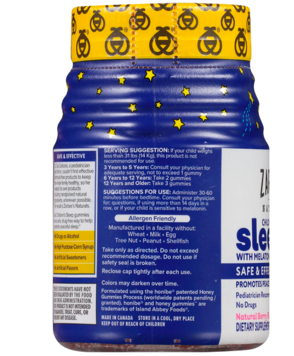 Zarbee's Naturals Children's Sleep 50 Gomitas para niños