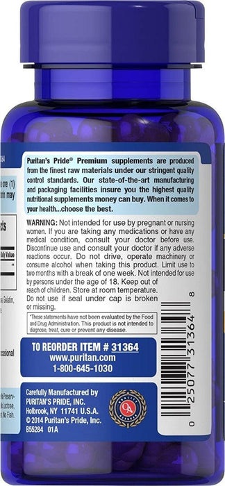 Melatonina 10mg Sueño Relajante Puritans Pride 120 Capsulas
