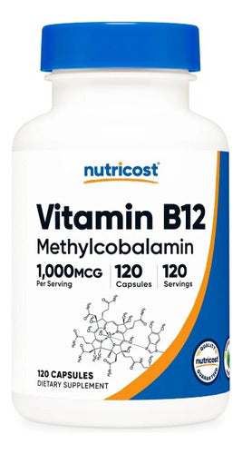 Vitamina B12 1000mcg Metilcobalamina Nutricost