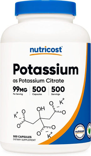 Citrato De Potasio 99 Mg Formula Americana