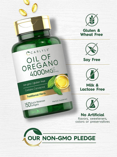 Aceite De Oregano Super Concentrado 4000 mg Carlyle