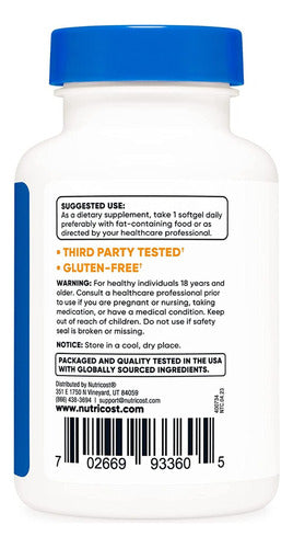 Astaxantina 12 Mg Nutricost