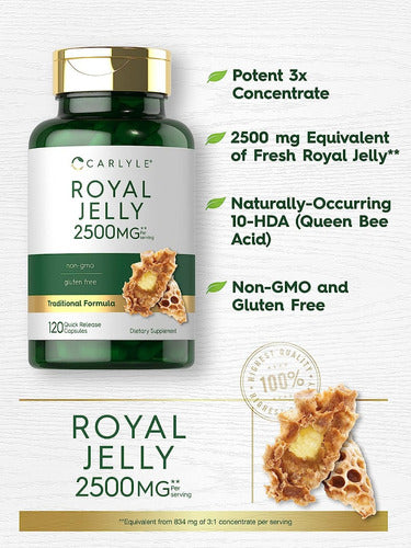 Jalea Real En Capsulas 2500 Mg Carlyle