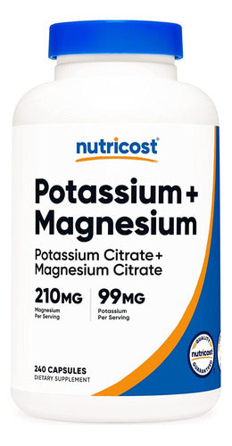 Citrato De Magnesio Con Citrato De Potasio Duo Nutricost