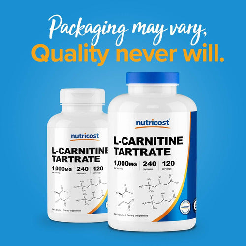 Tartrato L Carnitina Tartrate 1000mg Nutricost