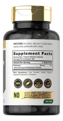 Citrato De Potasio 99 mg Carlyle