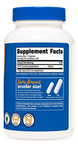 5 Htp Hidroxitriptofano 100 Mg Nutricost