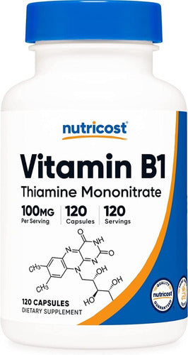 Vitamina B1 100 mg Mononitrato Nutricost