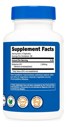 Berberina 600 Mg Nutricost