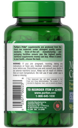 Citrato De Magnesio 200 Mg Puritan's Pride