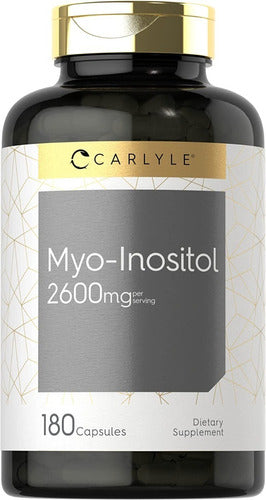 Myo Inositol 2600 mg Carlyle 180 Suplemento Inositol