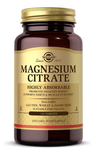 Citrato De Magnesio Altamente Absorbible Solgar
