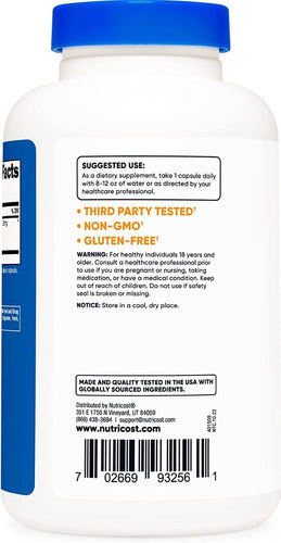 Cardo Mariano 1000 mg Importado Nutricost