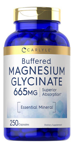 Glicinato De Magnesio 665mg Absorcion Superior Carlyle
