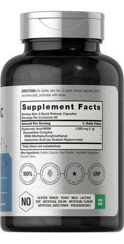 Acido Hialuronico En Capsulas 1000 mg