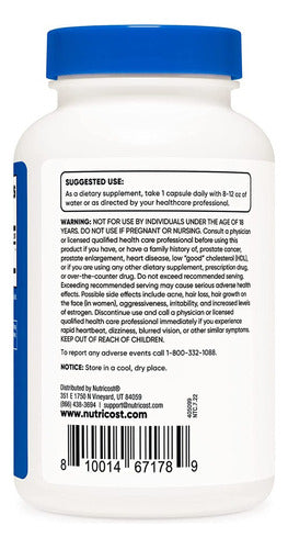 Suplemento Dhea 50 Mg Nutricost
