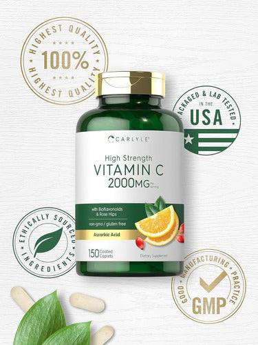 Vitamina C Extra Fuerte 2000mcg Carlyle