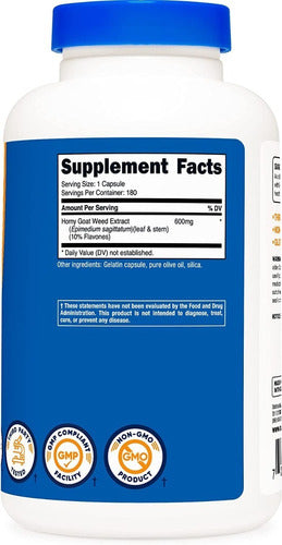 Horny Goat Weed 600 mg Nutricost