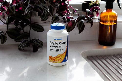 Vinagre De Manzana En Cápsulas 500 mg Nutricost