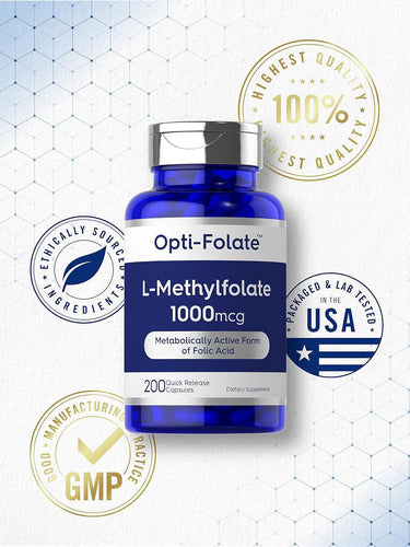 L Metilfolato 1000 mcg Acido Folico Carlyle