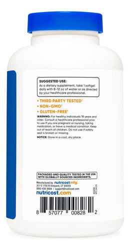 Aceite De Primula Onagra 1300 mg Nutricost