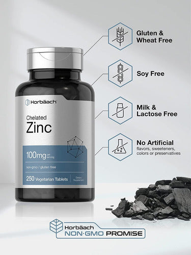 Gluconato De Zinc 100 Mg  Horbaach
