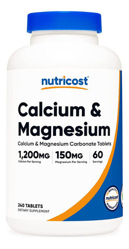 Calcio Con Magnesio en Tabletas Nutricost