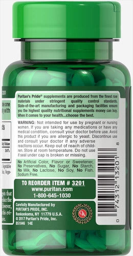 Tabletas De Selenio Ultra Potente 200 mcg  Puritan's Pride