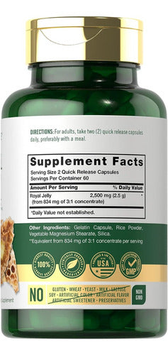 Jalea Real En Capsulas 2500 Mg Carlyle