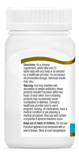 Hierro 65 mg Sulfato De Hierro 325 mg 21st Century