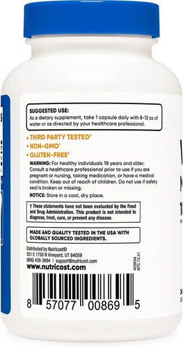 Vitamina K2 Mk-4  100 mcg Nutricost