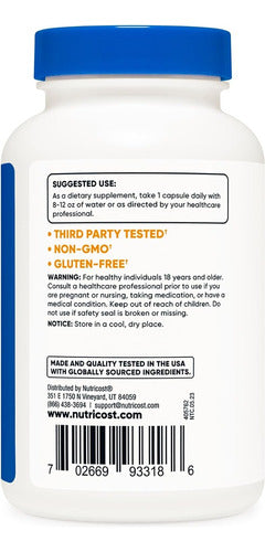 Vitamina B6 Piridoxina 100mg Nutricost