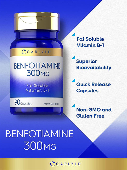 Benfotiamina 300 mg Carlyle