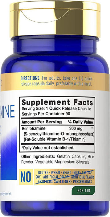 Benfotiamina 300 mg Carlyle