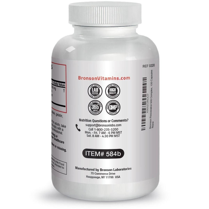 Resveratrol 500 Complex Bronson