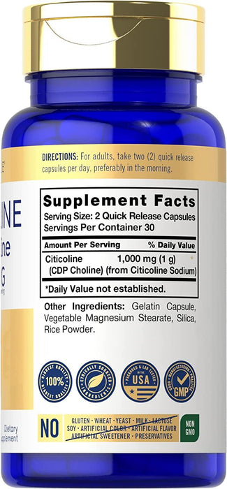 Citicolina CDP Colina 1000 mg Carlyle
