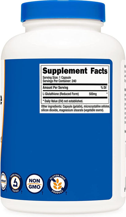 Glutation 500 mg Nutricost