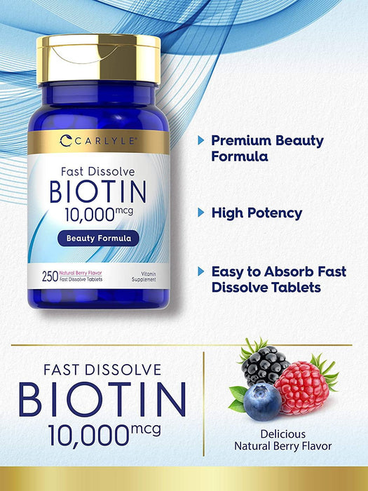 Biotina 10,000 MCG Carlyle