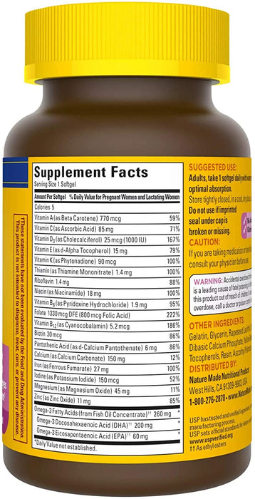 Prenatal Multi + DHA 200 mg Nature Made